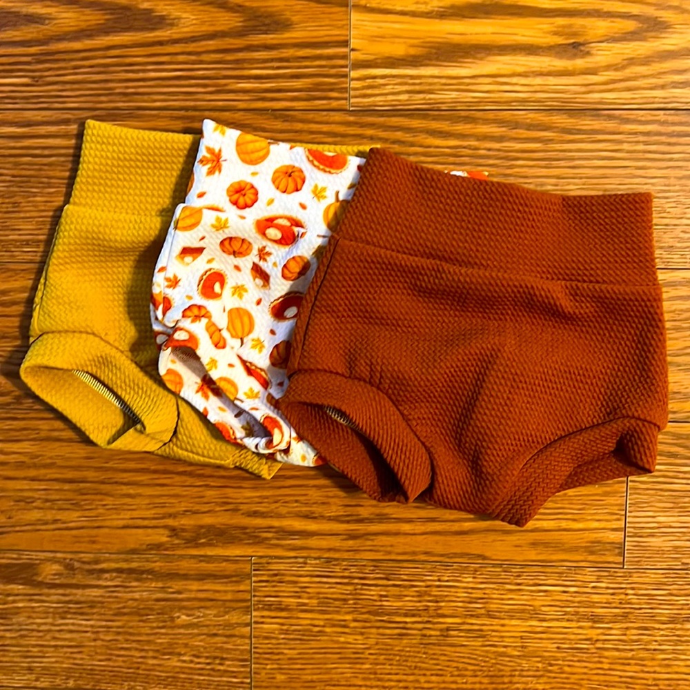 Boutique Fall Bummies - Set of 3